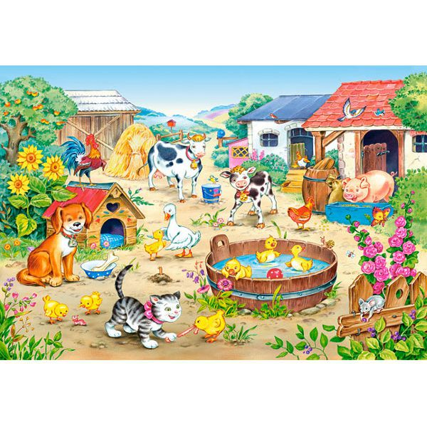 Castorland Farm 60 pcs Puzzle 60 pz Cartoni
