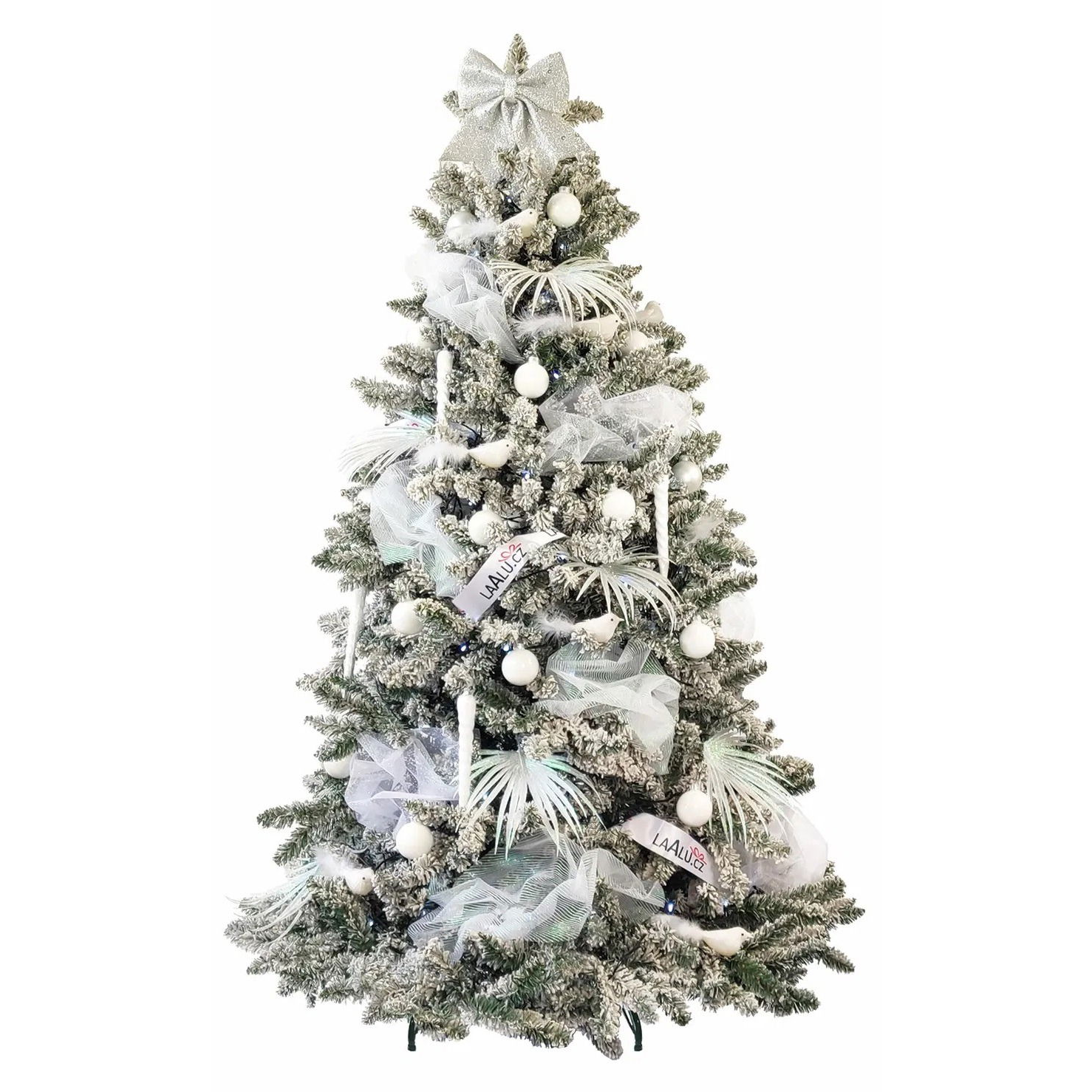 LAALU feldíszített karácsonyfa - Téli örömök, 70 dísz, 150 cm (LAU-2302-0Z-150V)