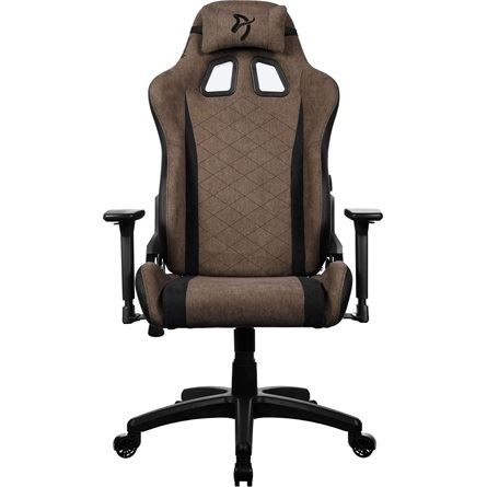 Scaun de gaming Arozzi Avanti din țesătură moale, maro