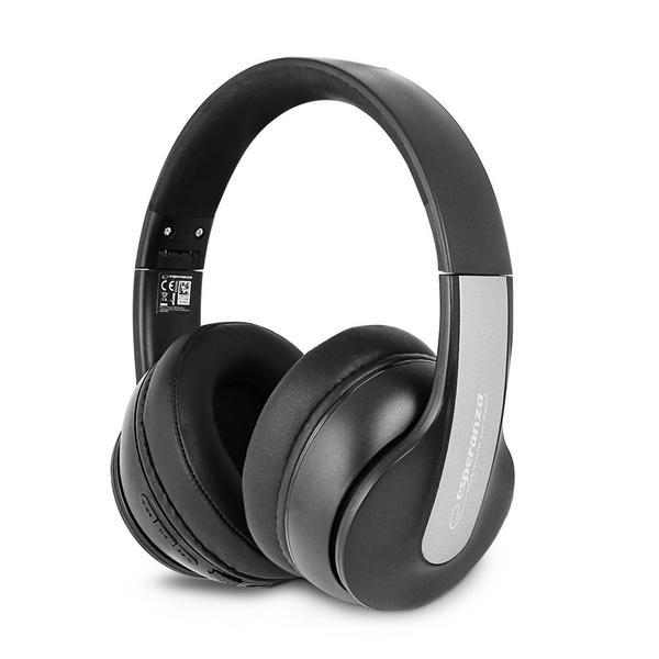 Căști Bluetooth Esperanza EH240 cu ANC, negru