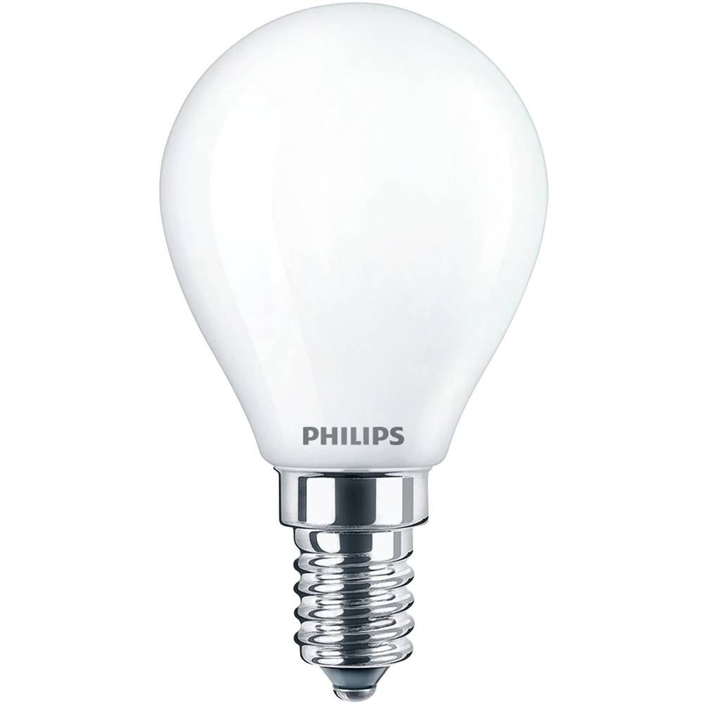 Philips E14 6.5W LED fényforrás hideg fehér (76287200) (philips76287200)