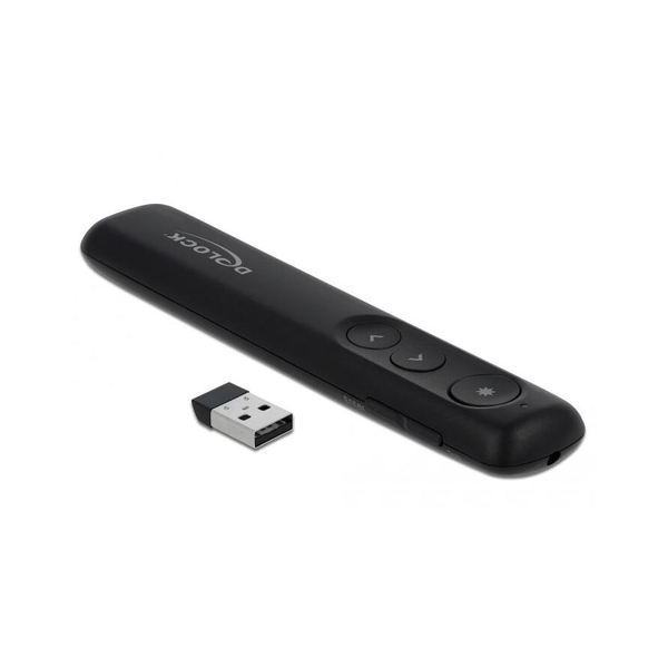Delock 64092 Apuntador Inalámbricos Negro