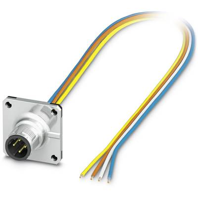 Flush-type connector SACC-SQ-M12MSD-4CON-25F/0,5 1440957 Phoenix Contact (1440957)