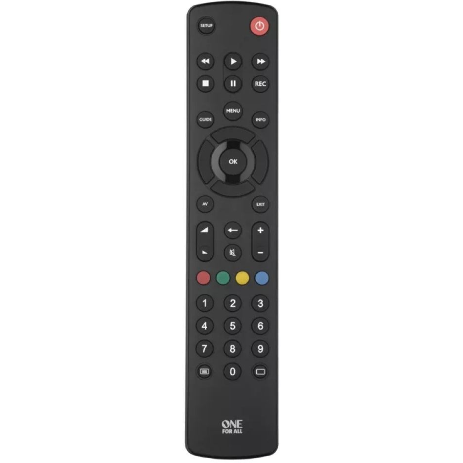 One For All Contour univerzális TV távirányító fekete (KE1210) (KE1210)