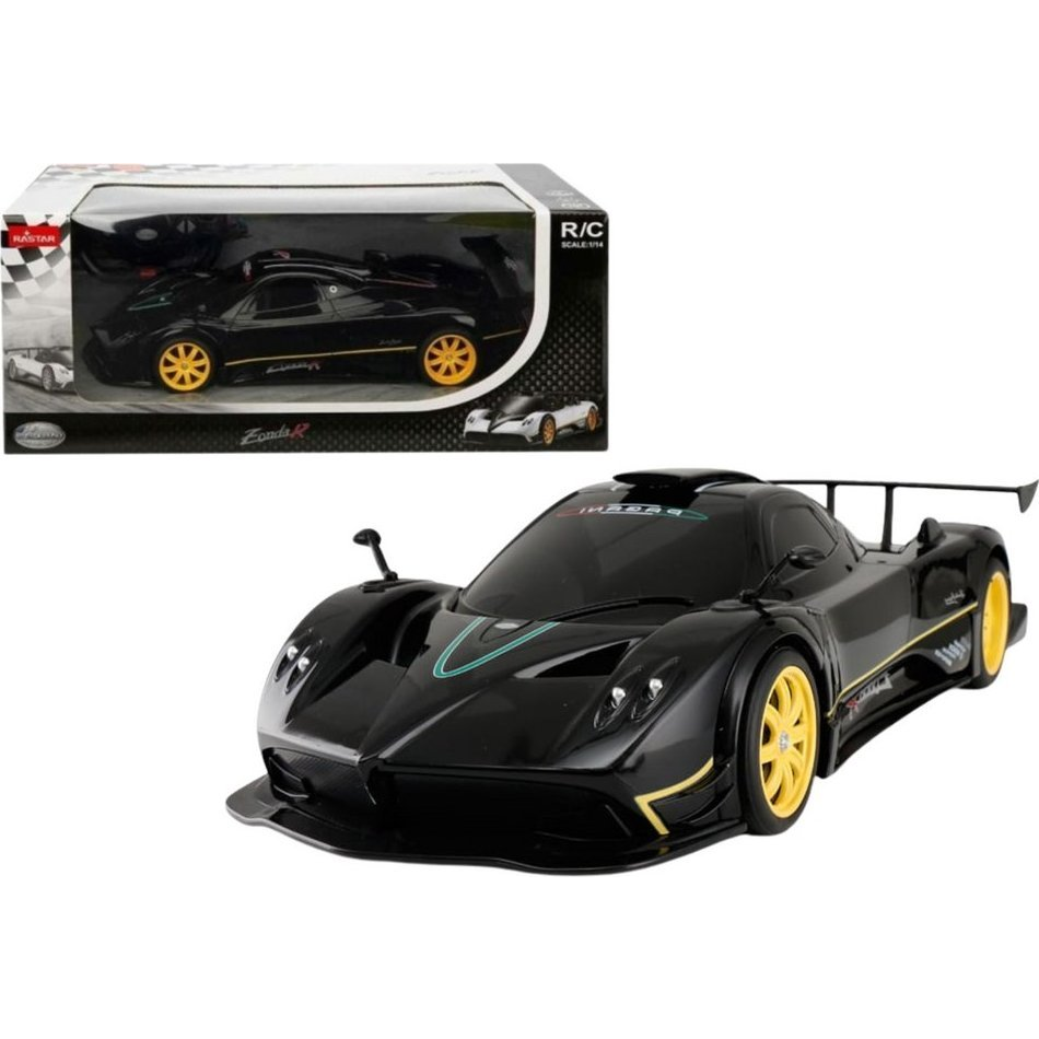 RC Sportkocsi Távirányítós Pagani Zonda Fekete 1_14 (20590)