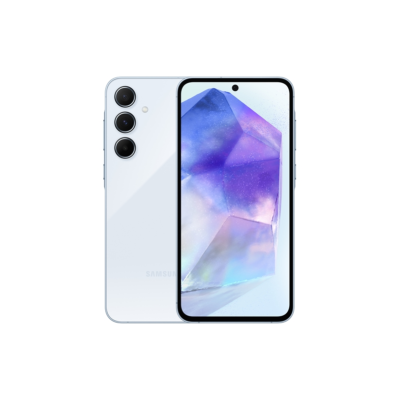 Samsung Galaxy A55 8/256GB 5G Dual SIM Okostelefon - Király jegeskék (SM-A556BLBCEUE)