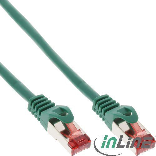 InLine 76450G hálózati kábel Zöld 0,5 M Cat6 S/FTP (S-STP) (76450G)