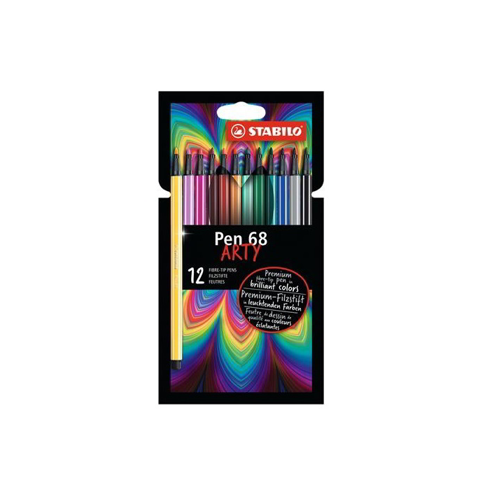 STABILO Pen 68 ARTY filctoll Többszínű 12 dB (6812-1-20)