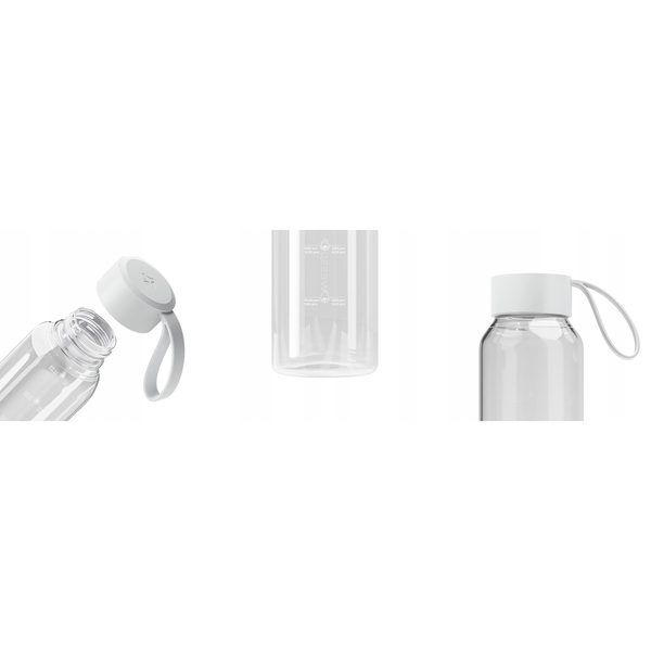 Szklana butelka Wessper B1 Borosilicate 500ml Transparent  (WES260-500-TR-NEW)