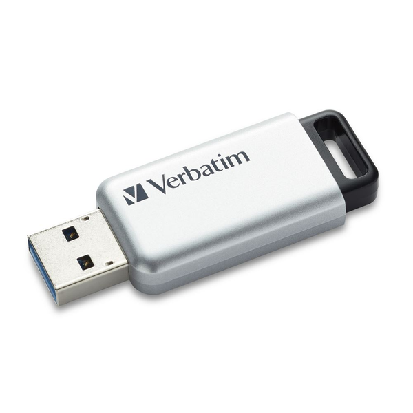 Pen Drive 64GB Verbatim Secure Data Pro fekeke-szürke USB 3.0 (98666)
