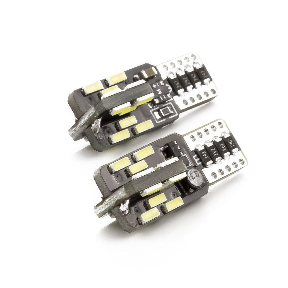 Carguard Autós LED - CAN128 - T10 (W5W) - 240 lm - can-bus - SMD 3W - 2 db / bliszter (50775) (Carguard50775)