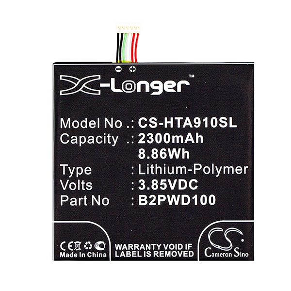 Cameron Sino Li-Polymer akku (3.85V/2300mAh, HTC 35H00259-00M kompatibilis) FEKETE HTC One A9s (CS-HTA910SL)