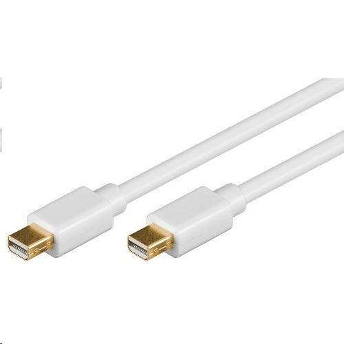 Delock 83456 mini Displayport мъжки - мъжки 5 м кабел, бял (83456)