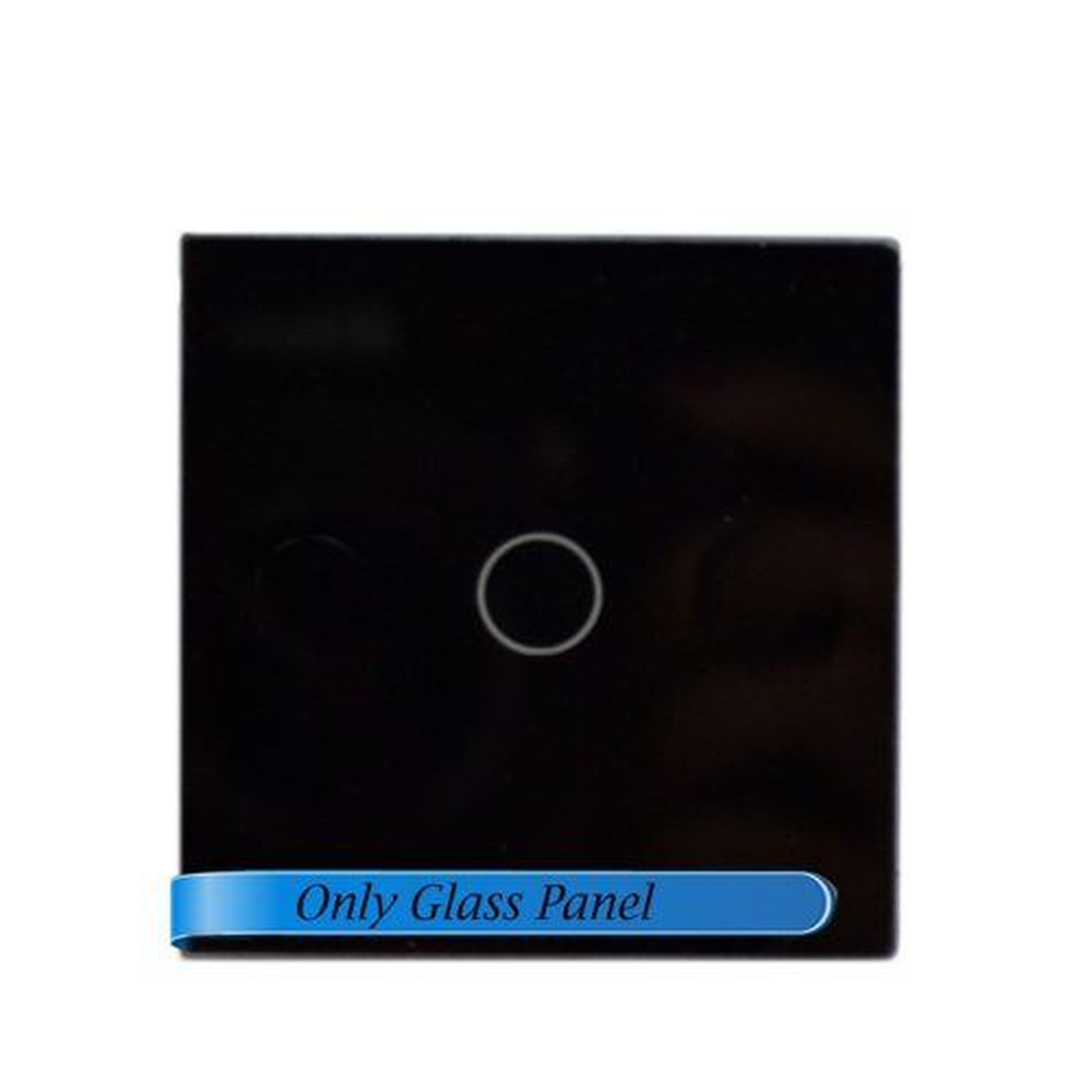 SMARTZILLA moduláris üveg panel kerethez, 1 csatornás kapcsolóhoz fekete (2039301) (smart2039301)