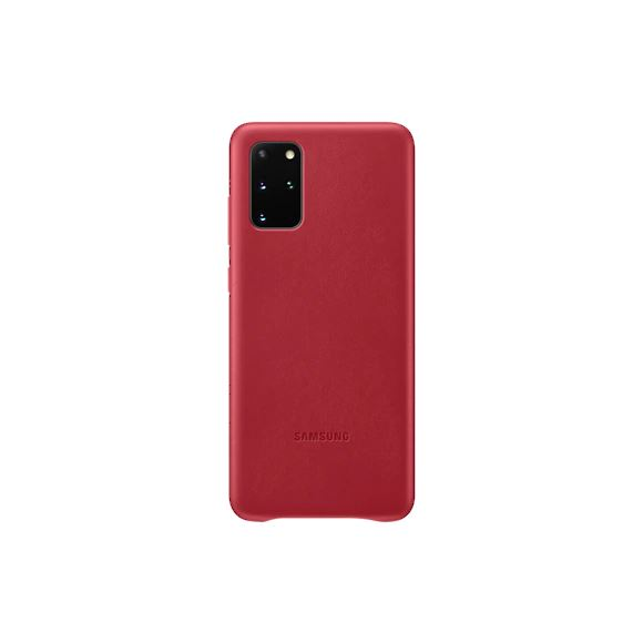 Záda Samsung pro Samsung Galaxy S20+ Leather Cover červená