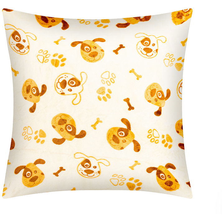 BELLATEX Ellík párna, 35 × 40 7023/038, kutyus, barna (13429)