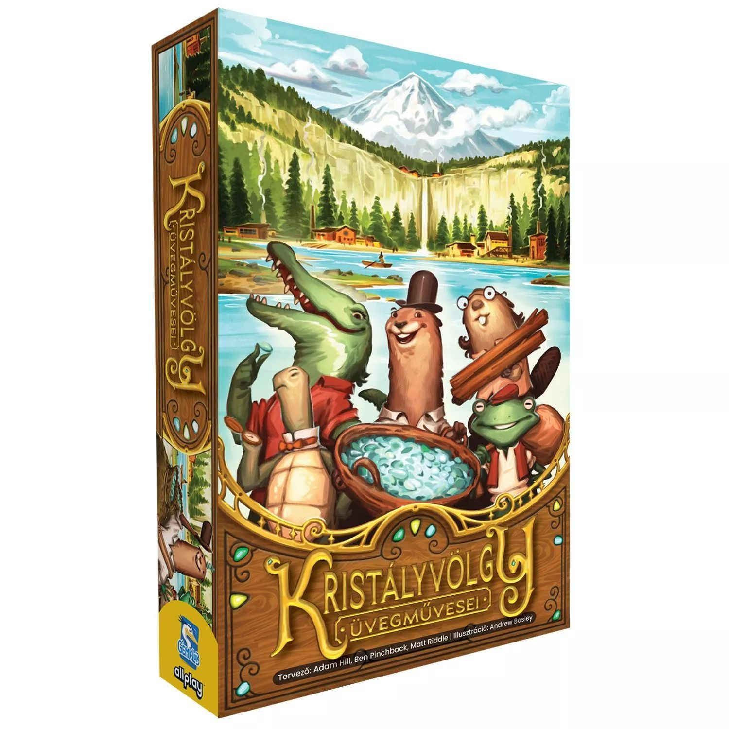 Kristályvölgy üvegművesei családi társasjáték (ASM34703)