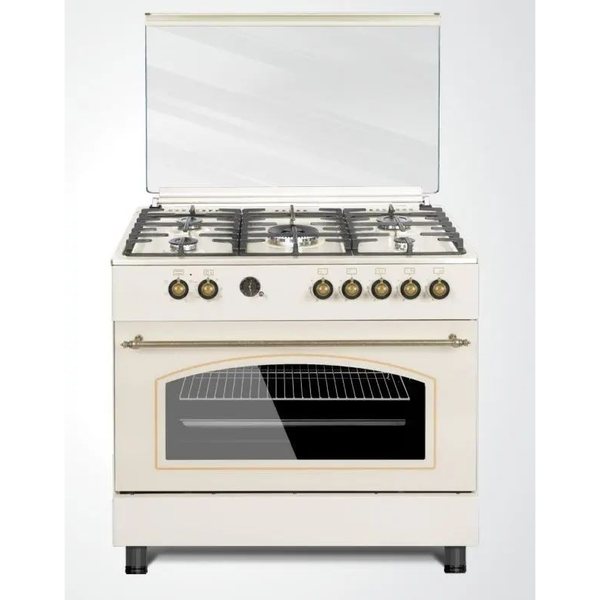 Novacook F9S50E6 RETRO kombinált tűzhely bézs