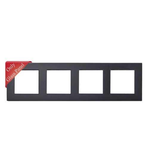 SMARTZILLA moduláris 4-es üveg keret fekete (2036104) (smart2036104)