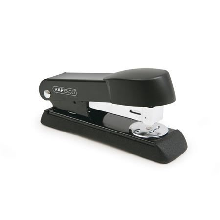 Rapesco "Minno Half-Strip" tűzőgép fekete (IRA52600B3 / A52600B3) (A52600B3)