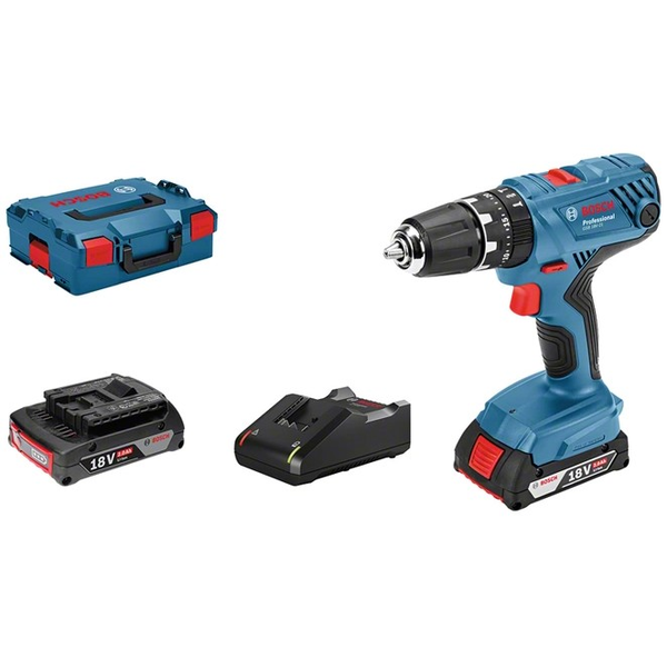 Bosch GSB 18V-21 PROFESSIONAL 1800 об/мин Без ключ 1,2 кг Черен, Син, Червен
