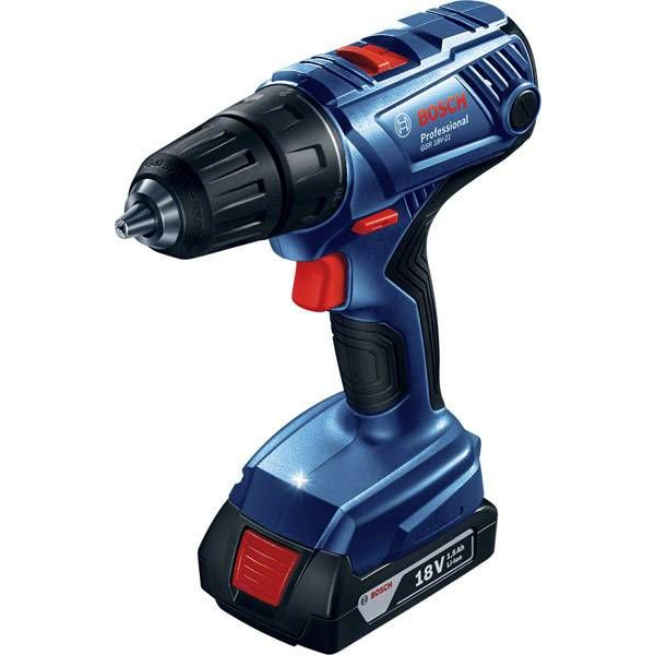Bosch GSR 18V-21 Professional 1800 rpm 1,2 kg Sort, Blå
