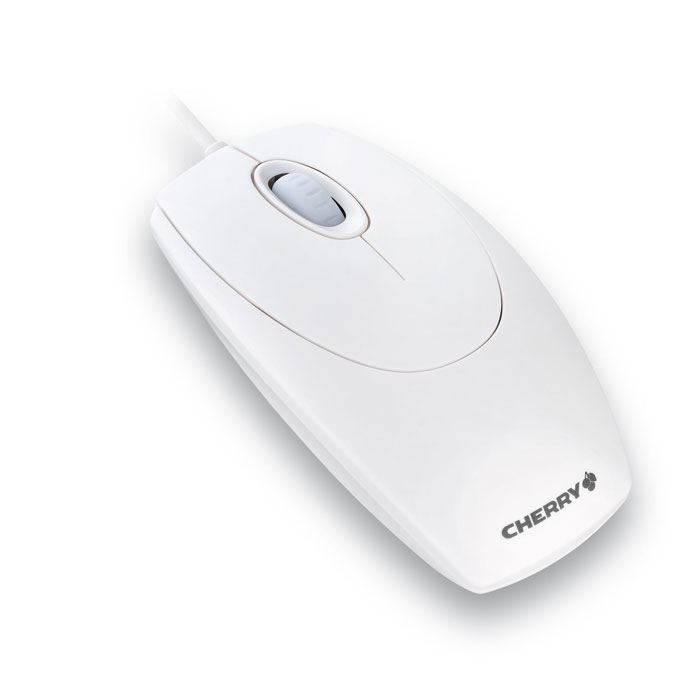 Cherry M-5400-0 optikai egér USB kétkezes fehér (M-5400-0)