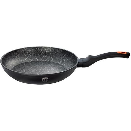 BerlingerHaus BH/1791 Granit Diamond Line Serpenyő - 20 cm, Matt Fekete (BH/1791)