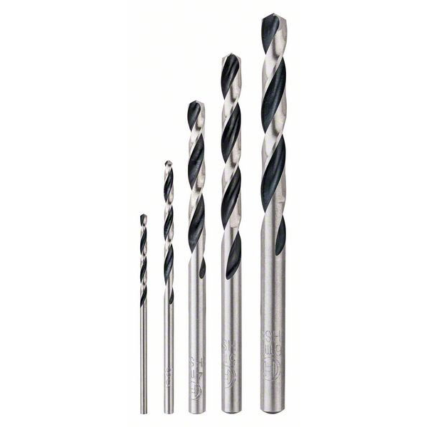 BOSCH 2608577345 PointTeQ HSS spirálfúró készlet, 5 db, 2-6 mm (2.608.577.345)