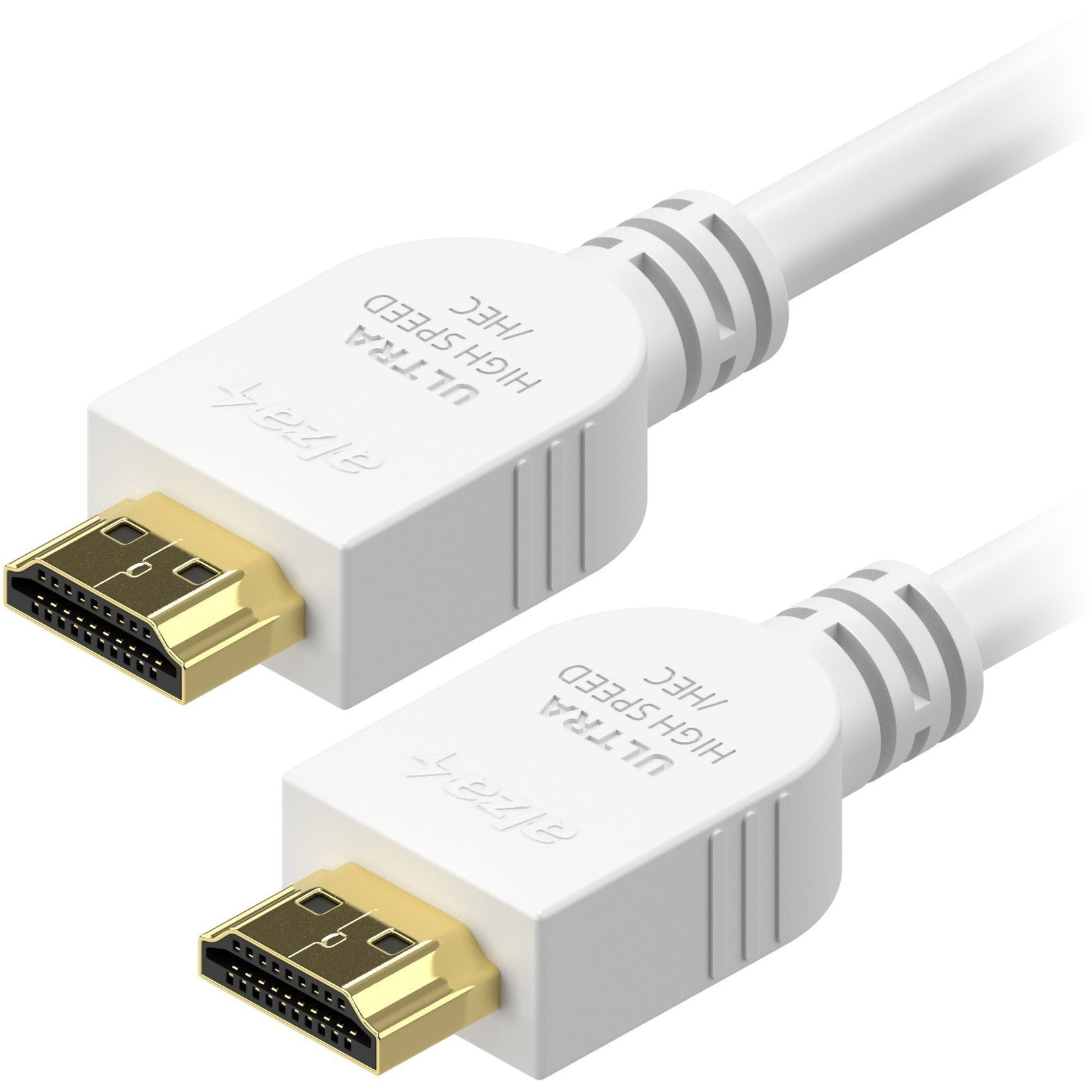 AlzaPower Core Premium HDMI 2.1 High Speed 8K, 3m - fehér (APW-CBHD21S030W)