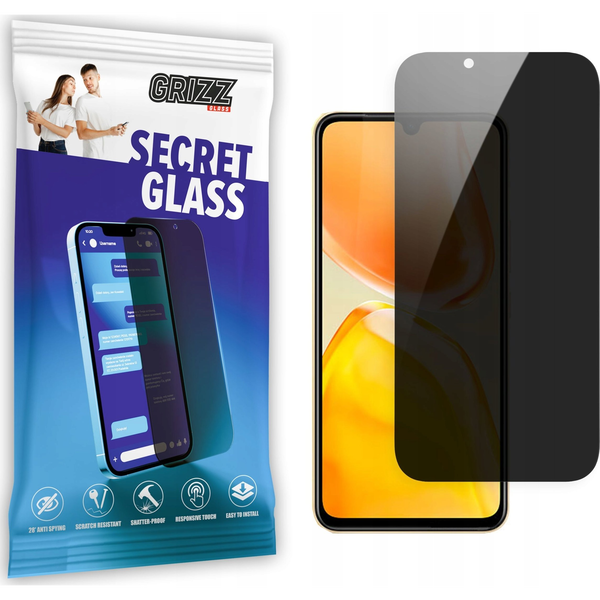  GrizzGlass Szkło prywatyzujące GrizzGlass SecretGlass Vivo X80 Lite