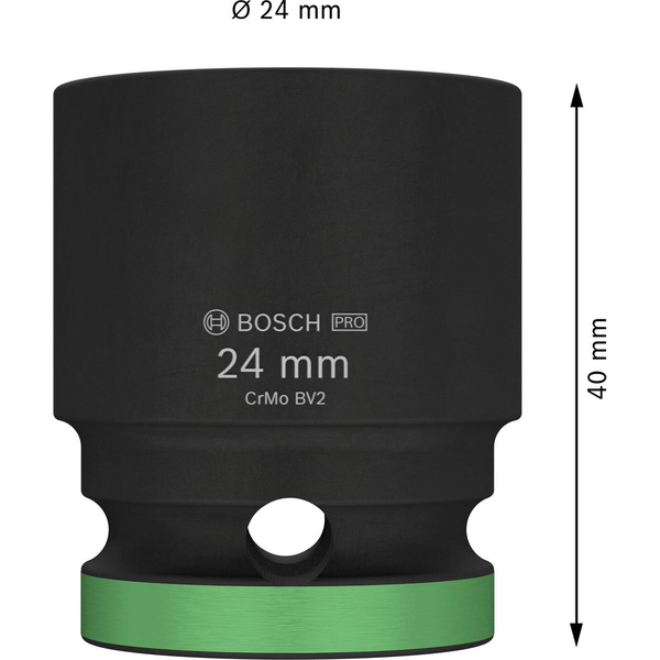 Bosch PRO Dugókulcs 1/2" 24 mm Standard