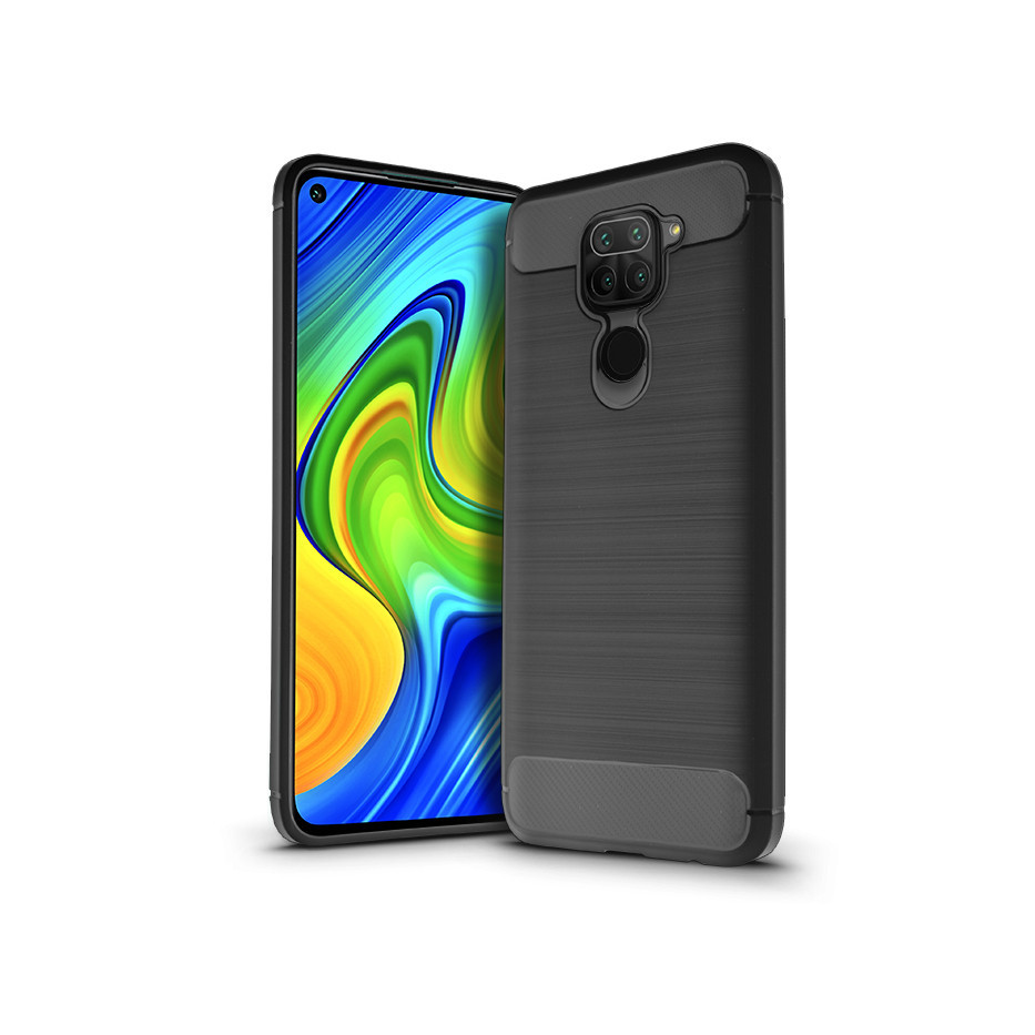 Xiaomi Redmi Note 9 szilikon hátlap - Carbon - fekete (PT-5650)