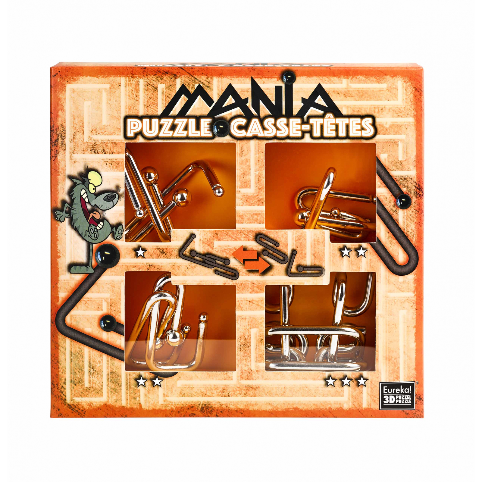 Eureka Puzzle Mania - Orange (EUR34578)
