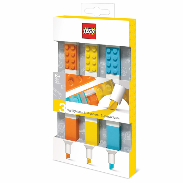 IQ Toys LEGO: 3 darabos szövegkiemelő készlet - Vegyes szín