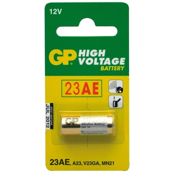 GP 12V Ultra alkáli elem (1db/blister) (GP23AF-2C1) (GP23AF-2C1)