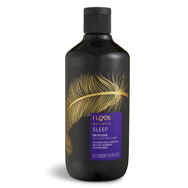  I love I Love, Wellness Sleep, Essential Oils, Nourishing & Moisturizing, Chamomile & Lavender, Bath Soak, 500 ml Unisex
