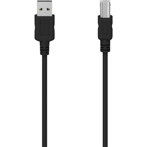 Hama 00300066 cavo USB USB 2.0 3 m USB A USB B Grigio