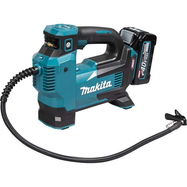 Kompresor samochodowy Makita Makita cordless compressor MP001GZ XGT, 40 volts, air pump (blue/black, without battery and charger)