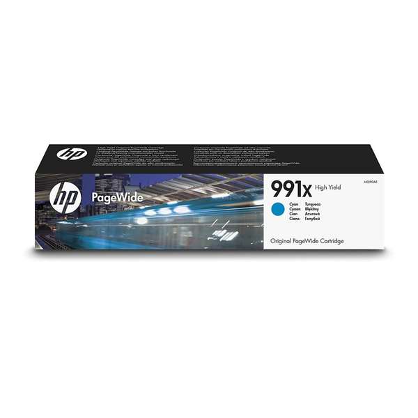 HP 991X High Yield Cyan Original PageWide Cartridge inkoustová náplň 1 kusů Vysoká (XL) výtěžnost