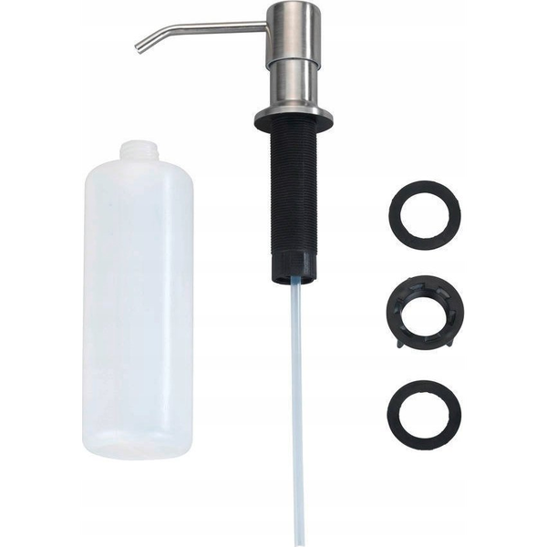 Dispensador De Jabón Acero Inoxidable Wenko Monti 5,8 X 31 Cm 400 Ml