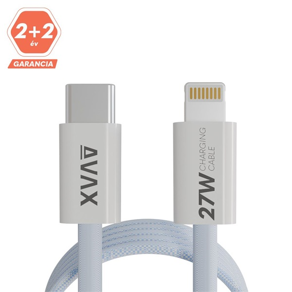 AVAX CB611LB MAGNETY 27W 1m USB-C - Lightning adat- és töltőkábel (AVAX CB611LB)