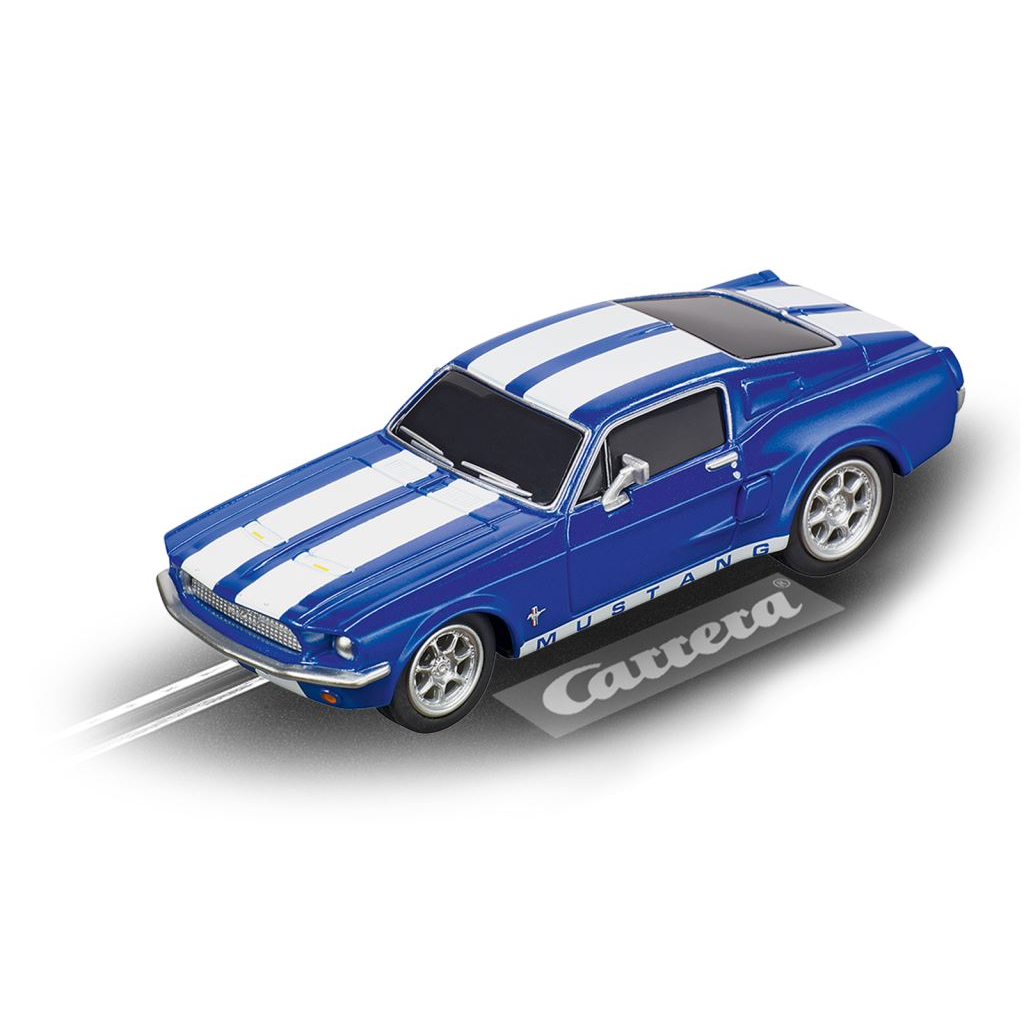 Carrera GO!: Ford Mustang '67 - Racing Blue pályaautó 1/43 (20064146) (Carrera 20064146)