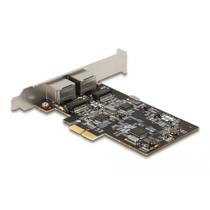 Delock PCI Express x2 kártya 2 x 2,5 Gigabit LAN i225-höz (89392) (D89392)