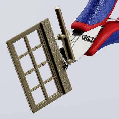 Knipex 64 52 115 Elektronikai homlokcsípőfogó, hajlított hegyű csípőfogó 115 mm (64 52 115)