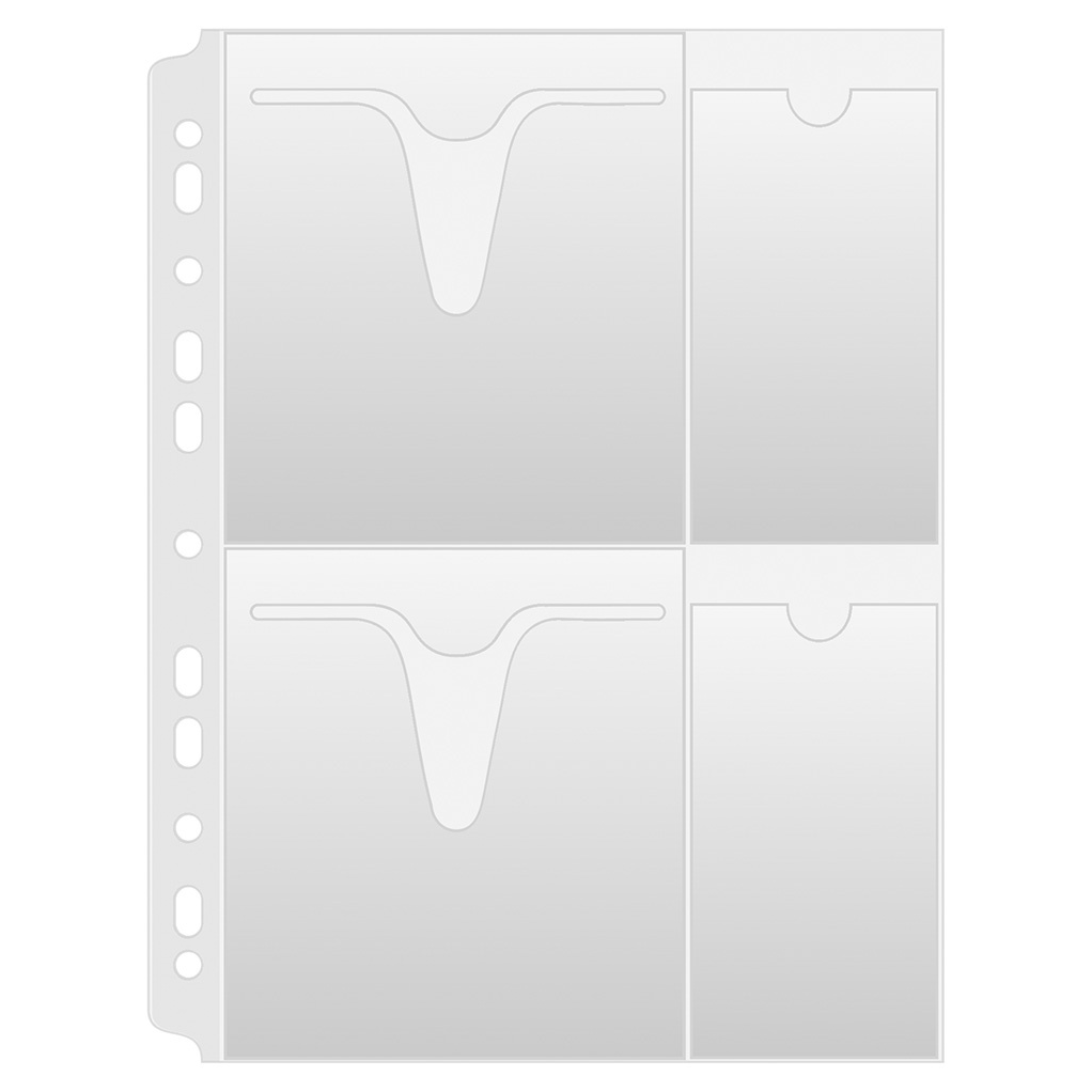 Donau A4 lefűzhető 160 mikron víztiszta felületű CD/DVD-tartó genotherm (25 db / csomag) (1715001PL-00)