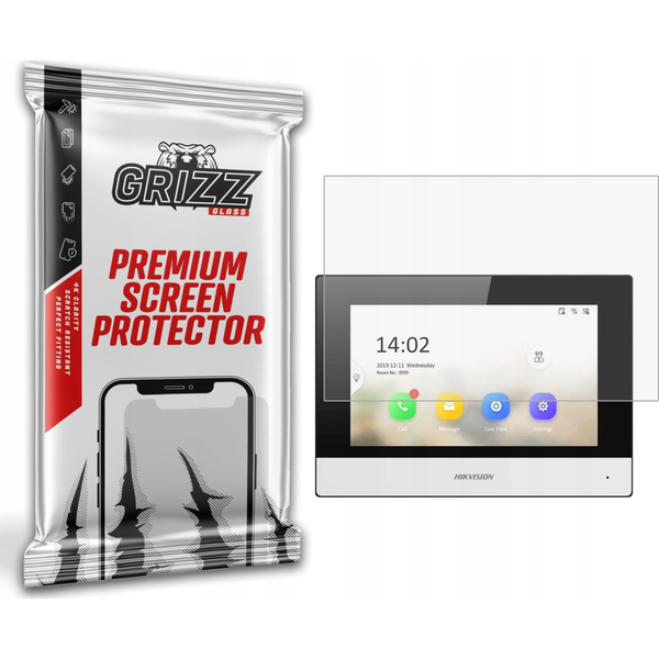  GrizzGlass Folia matowa GrizzGlass PaperScreen do wideodomofonu HIKVISION IP DS-KH8350-WTE1/EU 7"