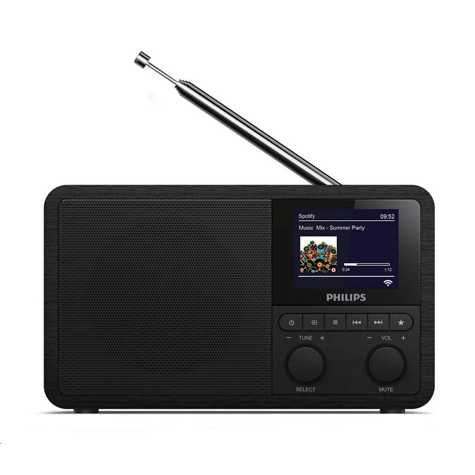 Philips TAPR802/12 DAB+ internetes órás rádió (TAPR802/12)