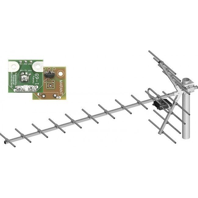 Blow Irányított Tv Antenna Dvb-T, Yaga, 19 Elem, Szimmetrizátorral (9434#)