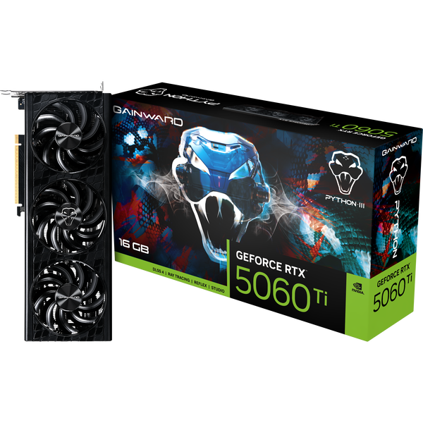 Gainward GeForce RTX 5060 Ti 16GB GDDR7 Python III Videókártya